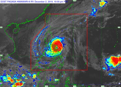 PAGASA Weather Update For Typhoon Tisoy As Of 5 00 PM 02 December PH