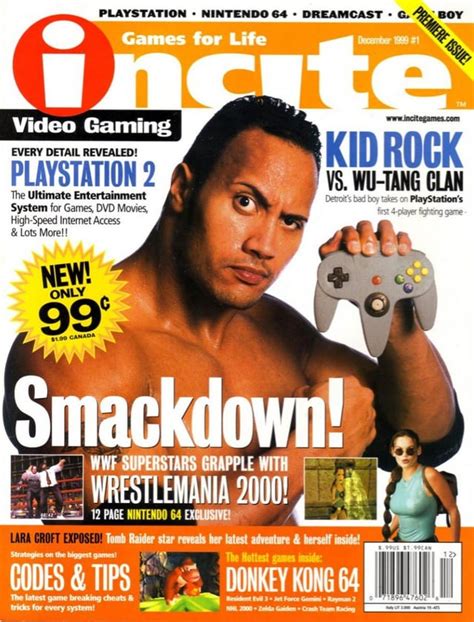 The Rock Promotes Wwf Wrestlemania 2000 For The Nintendo 64 On The