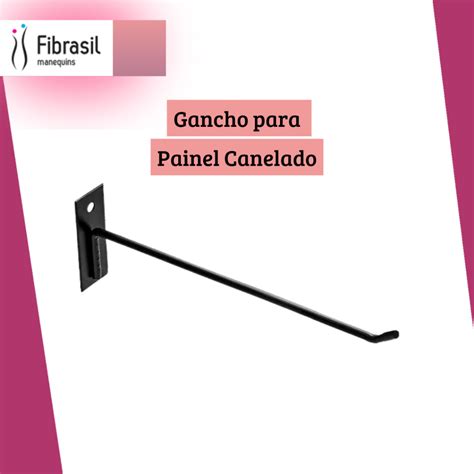 Kit Gancho De Painel Canaletado 15Cm 10 Unidades Cor Preto Shopee