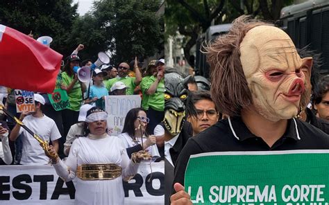 Reforma Al Poder Judicial Manifestantes A Favor Y En Contra Salen A Las Calles Este Domingo