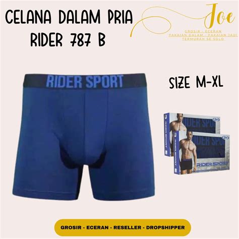 Jual Cd Pria Rider Celana Dalam Boxer Laki Rider B Pakaian