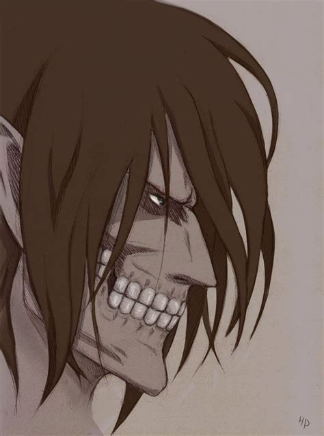 Eren Titan Form By Narmovin Personagens De Anime