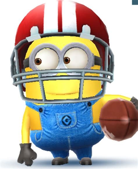 Football minion | Minions, Cute minions, Minions funny