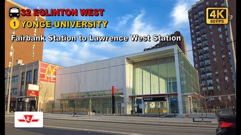 Ttc Pov Walk Fairbank Station To Lawrence West Station Via Eglinton