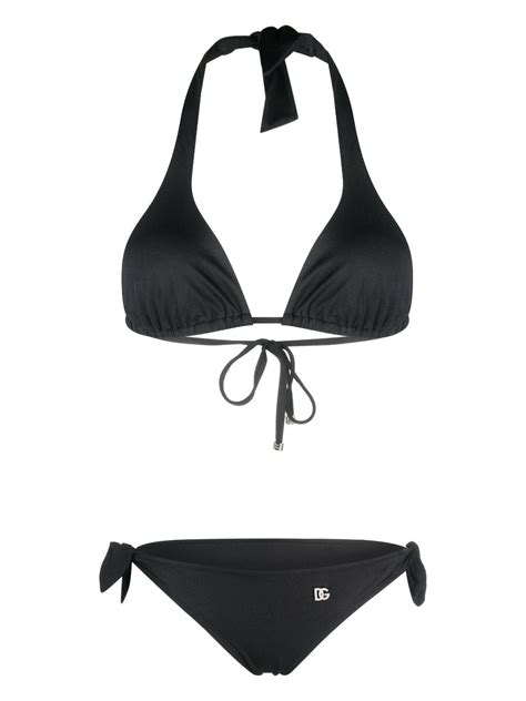 DOLCE GABBANA Triangle Bikini Set Dolce Gabbana