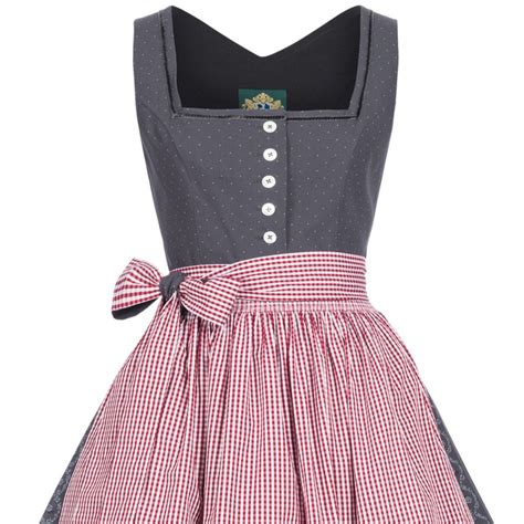 Midi Dirndl Thiersee In Grau Von Hammerschmid Finest Trachten De