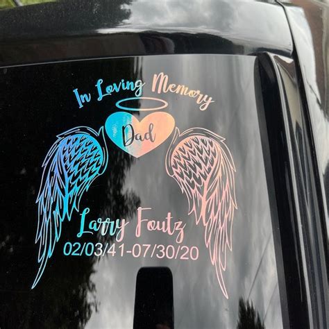 In Loving Memory Decal | Etsy