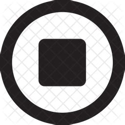 Record Button Icon - Download in Line Style