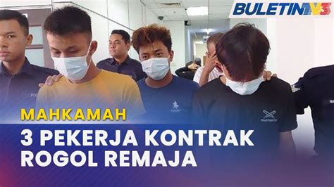 MAHKAMAH Tiga Termasuk Dua Beradik Mengaku Tidak Bersalah Rogol