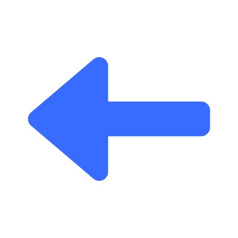 Direction Left Arrow User Interface Gesture Icons