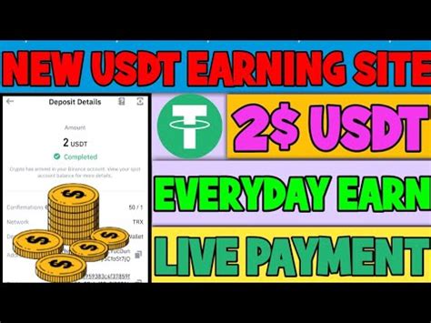 Earn 500 USDT Every Day Investment Platform Earn Money USDT App USDT