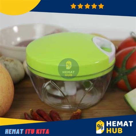 Jual Blender Tarik Manual Food Chopper Tangan Alat Penggiling Bumbu