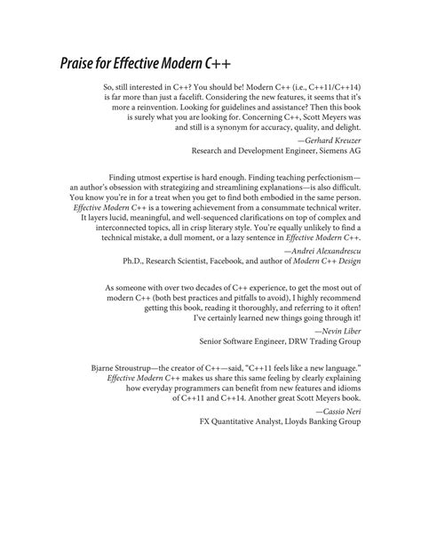 SOLUTION: Effective modern c pdf - Studypool