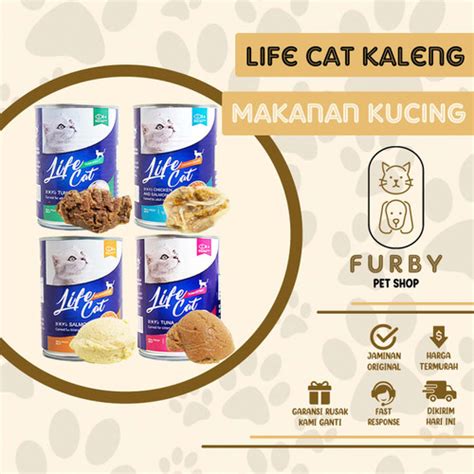 Jual Life Cat Kaleng Gr Makanan Basah Kucing Kitten Wet Food