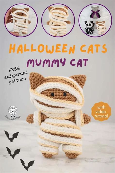 Mummy Cat Free Amigurumi Pattern Crochet Amigurumi Free Fall Crochet