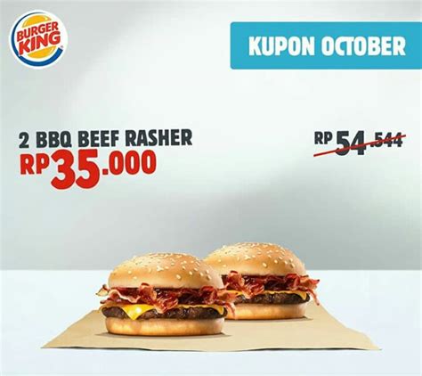 Kupon Promo Burger King Oktober November Le Petit Cochon Dingue