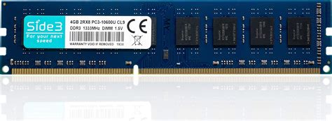 Jp Side3 デスクトップpc用メモリ Ddr3 1333 Pc3 10600 Hynixチップ搭載 4gb×1