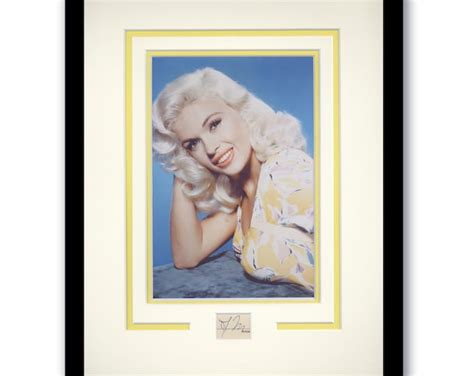 Jayne Mansfield Autograph Signed Initials Photo Framed 11x14 Custom