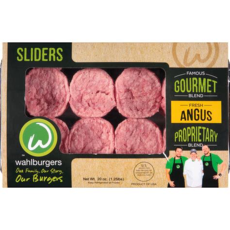 Wahlburgers Beef Ground Fresh Angus Sliders