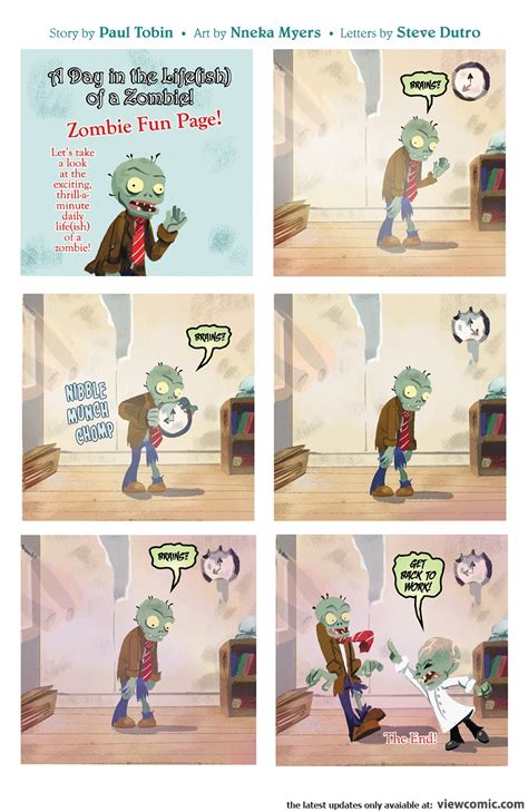 Plants Vs Zombies Grown Sweet Home Read All Comics Online