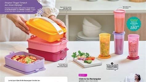 Katalog Promo Tupperware Juli Koleksi Lunch Box Terbaru Harga