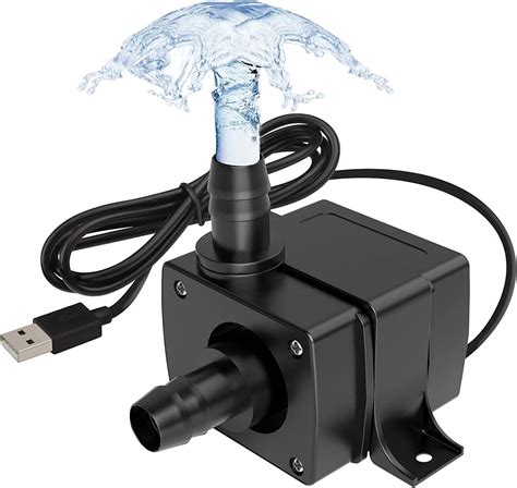 Ledgle Pompe Eau Submersible Usb Aquarium Pump Ultra Silencieux Mini