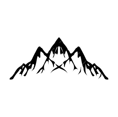 Premium Vector Mountains Vector Vector Vintage Mountains Hiking