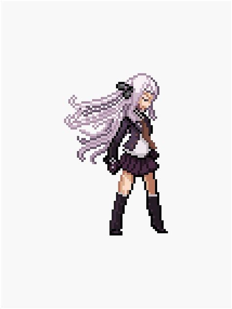 Kyoko Kirigiri Pixel Sprite Sticker For Sale By Cfllightbulb Redbubble