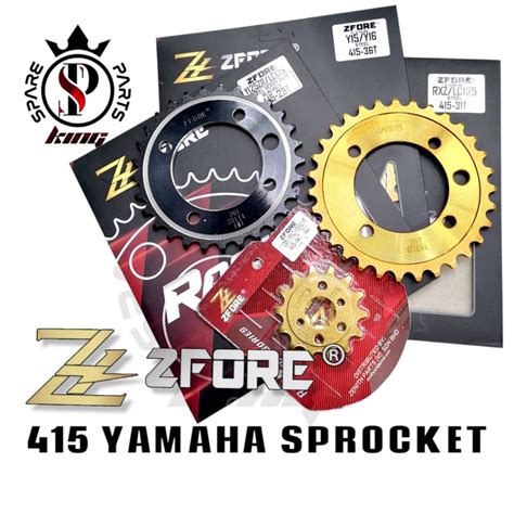 ZFORE RACING SPROCKET 415 RXZ LC135 Y125Z Y110 Y100 Y15 Y16 Y15ZR