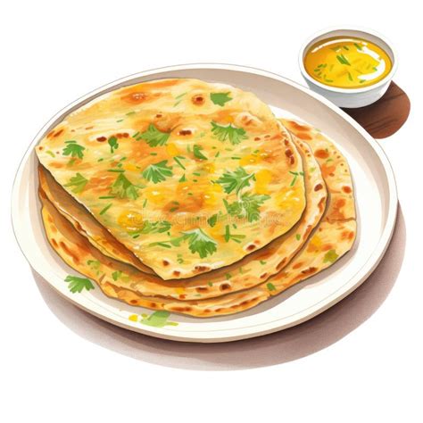 Paratha Stock Illustrations 349 Paratha Stock Illustrations Vectors