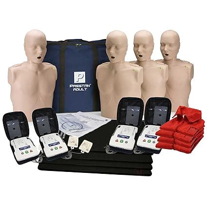 MCR Medical Prestan CPR Adult Manikin 4 Pack W Feedback UltraTrainers