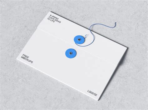 String And Washer Envelope Mockup Mockup World