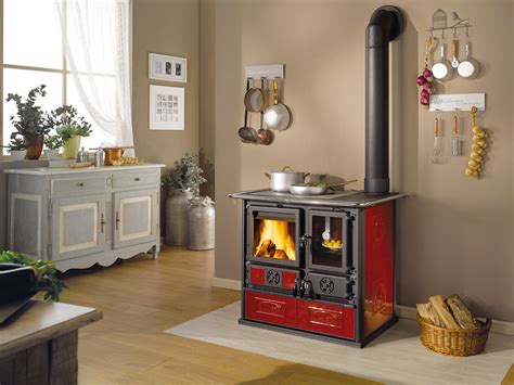 Woodburning Cookers Rosa Reverse Ceramic La Nordica Extraflame