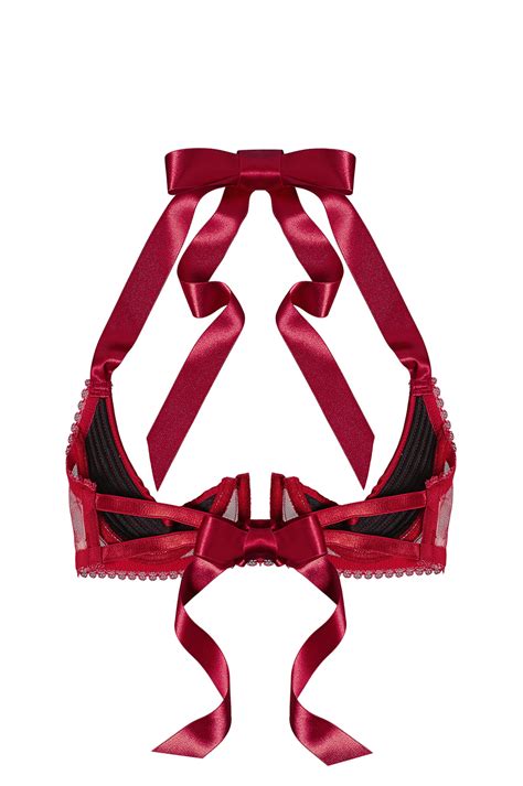 Soutien Gorge Pornochic Satin Rouge Cadolle