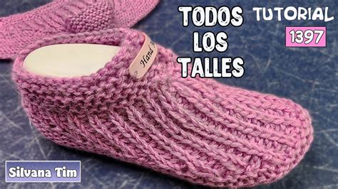 Cómo tejer Pantuflas en cualquier talla Babuchas diseño Rosa