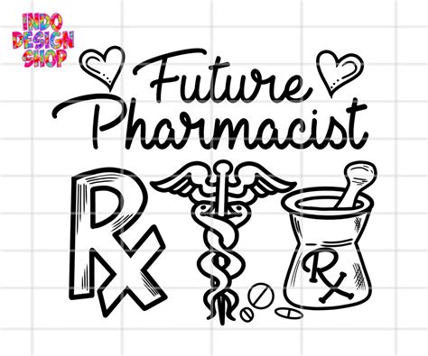 Future Pharmacist Svg Future Pharmacy Technician Svg Png Pharmacist