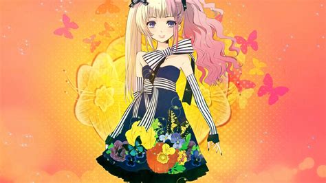 Floral-dress-anime-wallpaper by Fahim2013 on deviantART