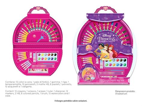 Kit Valigetta Speciale Da Colorare Principesse Disney Describi