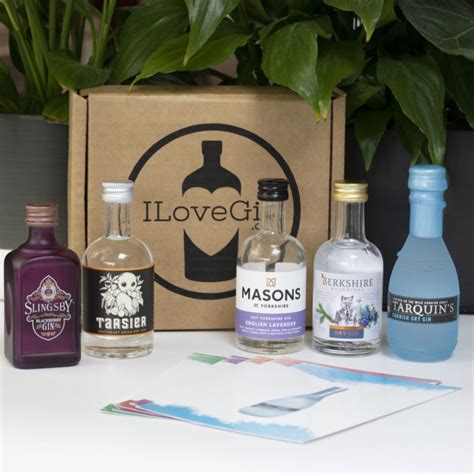 12 British Gins Tasting Set I Love Gin