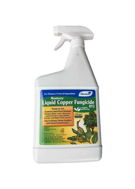 Monterey Liquid Copper Fungicide RTU 32 Oz The Garden Corner