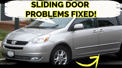 Toyota Sienna Sliding Door Stuck Open