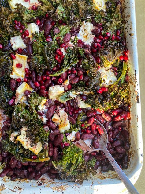 Bold Bean Co - Sticky Red Bean, Kale + Feta Traybake Salad