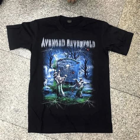 Av104 เสื้อยืดวงร็อค Avenged Sevenfold อะเว็นจด์เซเวนโฟลด์ เสื้อวง เสื้อยืดอเวนเจด เซเว่นโฟล