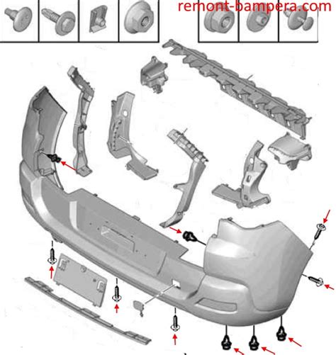 Comment démonter le pare chocs avant et arrière Peugeot 3008 2008 2016