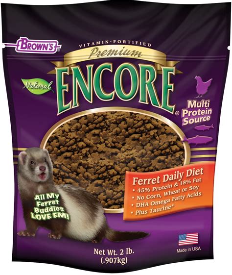 Encore Premium Ferret Food, 2 lb. - Walmart.com - Walmart.com