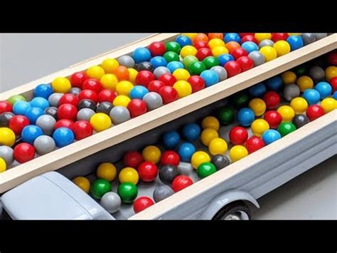 Marble Run Race Asmr Hundreds Of Colorful Marbles Racing Bulldozer