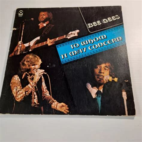 Bee Gees To Whom It May Concern Lp Sd Vg Picclick Ca