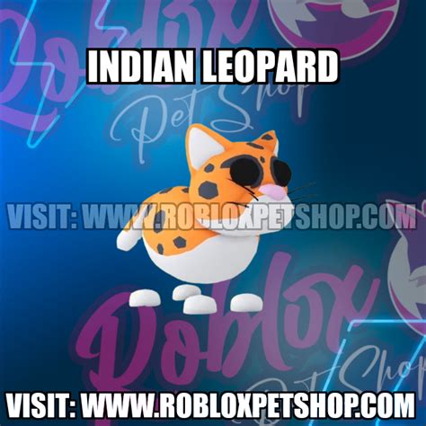 Indian Leopard No Potion Adopt Me