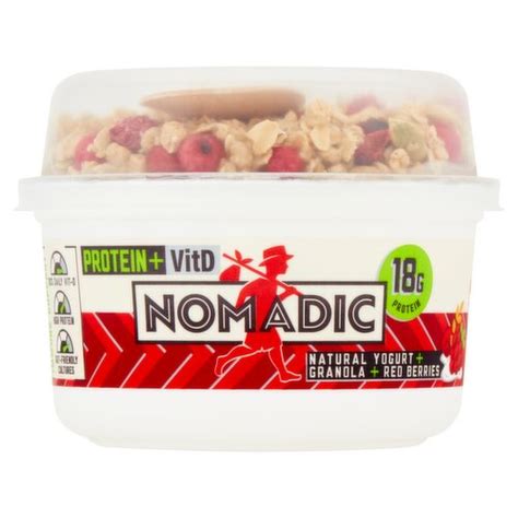 Nomadic Protein Vit D Yogurt With Granola And Red Berries 170 G