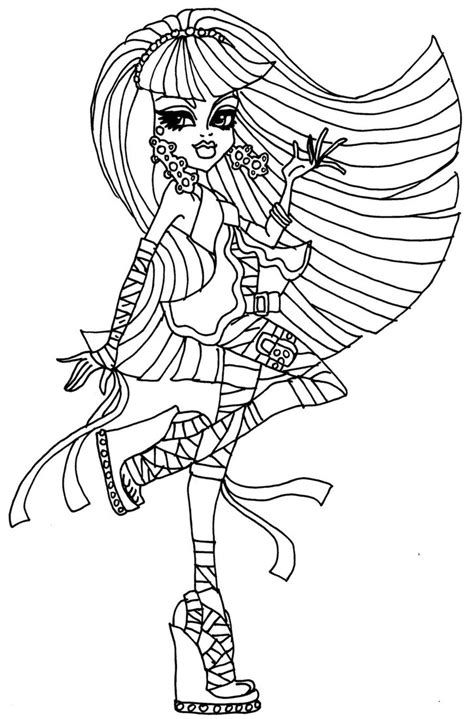 Top29 Coloriage Monster High Draculaura À Imprimer Aperçu Voyager En